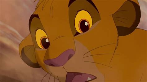 the lion from disney's live - action movie simba is shown in this image