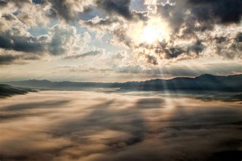 Sublime Clouds And Sun Rays Free Stock Photo - Public Domain Pictures