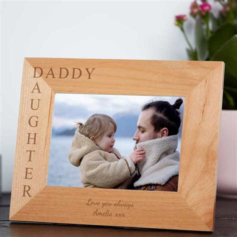 Personalised Daddy & Daughter Photo Frame