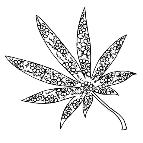 Hand Drawn Black And White Autumn Leaf, Hand, Drawn, Black PNG and Vector with Transparent ...