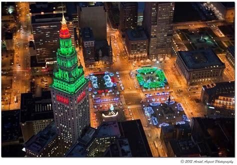 Public Square Lit Up For The Holidays - That's Cleveland Baby!!!