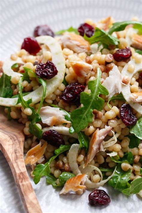Fregula Sarda Salad with Tart Cherries and Smoked Trout | Love and Olive Oil | Recipe | Salad ...