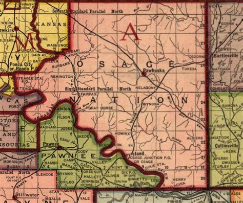 Osage Territory Map