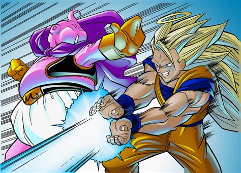 Goku vs Buu by TheNass on DeviantArt