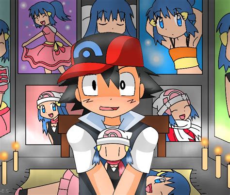 Ash and Dawn - Ash and Dawn Fan Art (20377430) - Fanpop