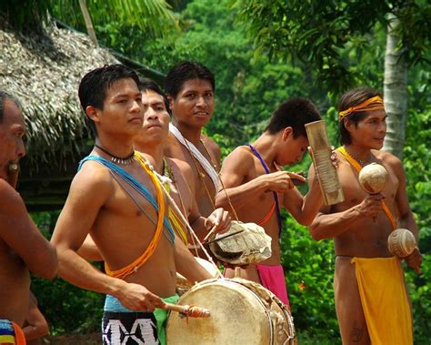 Embera indigenous people playing music | Panama, Culture day, Chagres national park