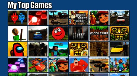 Visit Mytopgames.net - My Top Games .Net - Your Favorite Games.