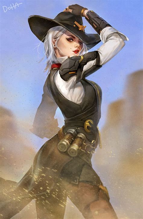 Ashe art by DOHA Studio - This is ForThePixels | Overwatch drawings, Overwatch fan art ...