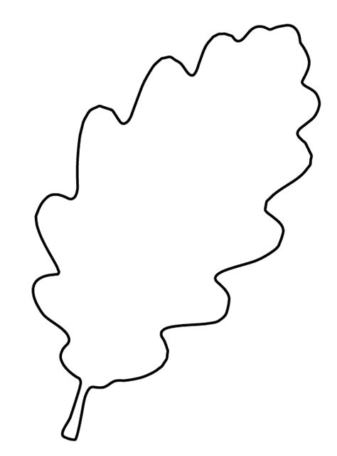 Printable Leaf Outline