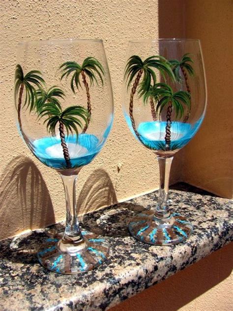 40 Artistic Wine Glass Painting Ideas - Bored Art Diy Wine Glasses ...