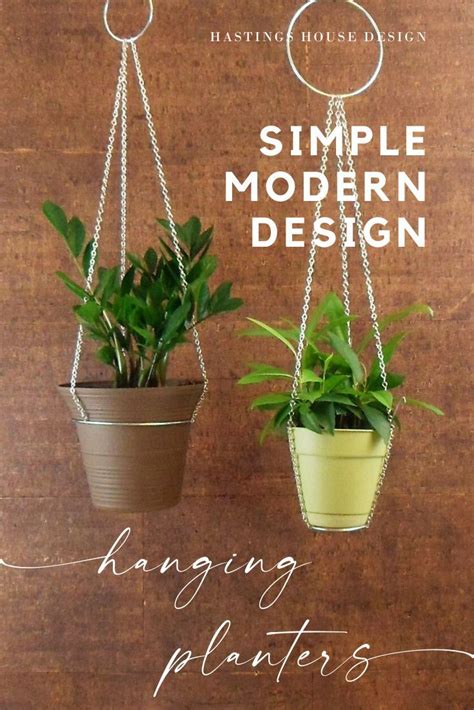 Silver Chain Plant Hanger | Colorful modern decor, Boho interiors ...