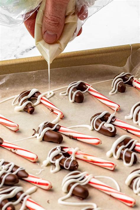 Chocolate Dipped Candy Canes Recipe - Dinner, then Dessert