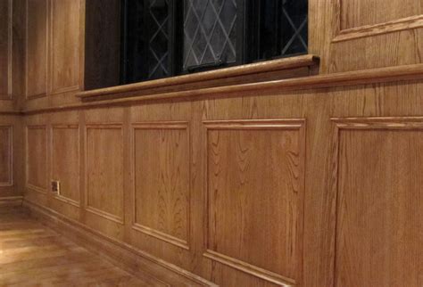 Oak panelled walls