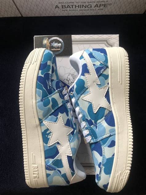 Bape Bape Abc Blue Camo Bapestas New | Grailed