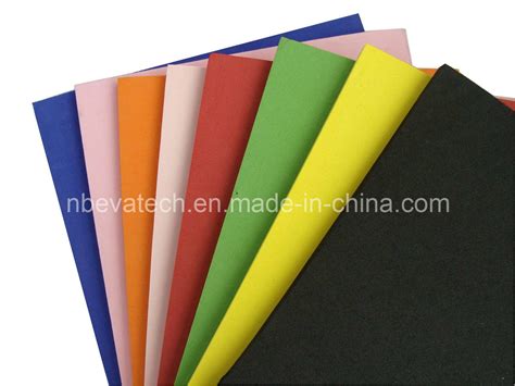 China Manufacturer Hot Selling Multi Color Plastic Foam EVA Sheet ...