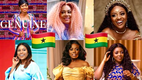 TOP 10 MOST BEAUTIFUL GHANAIAN CELEBRITIES 2021🇬🇭 - YouTube