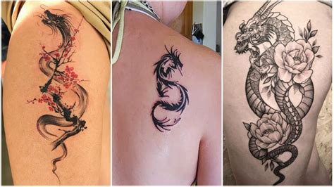 Amazing Dragon Tattoo Design Ideas For Girls 2024 | BEST Dragon Tattoo ...