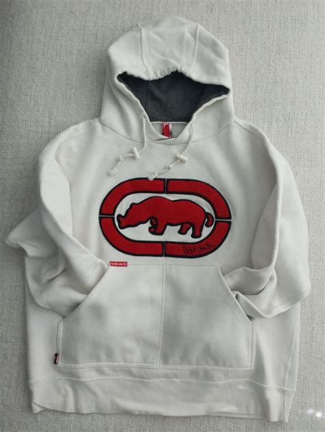 90s Ecko United White & Red Original Hoodies | Hoodie fashion, Hip hop ...