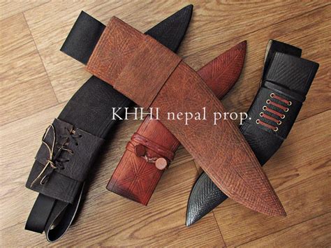 Special Classic Kukri Sheath made from treated leather | KHHI nepal