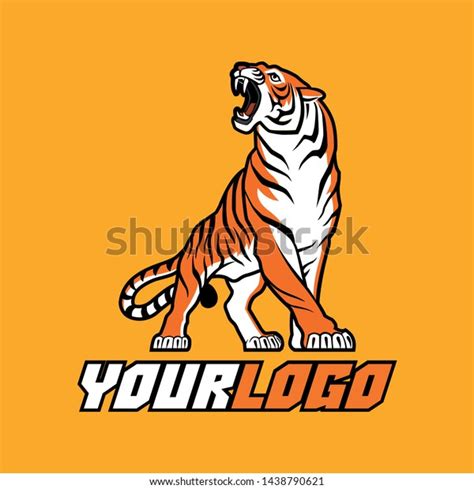 Tiger Logo Sign Emblem Vector Illustration Stock Vector (Royalty Free ...