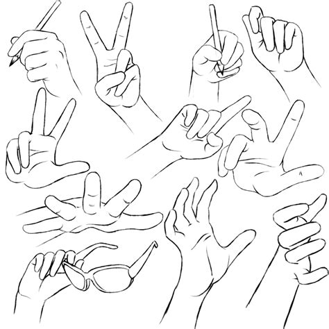 Hands Practice 2 by RuuRuu-Chan on deviantART | การวาดรูปคน, สอนวาดรูป, เคล็ดลับการวาดภาพ