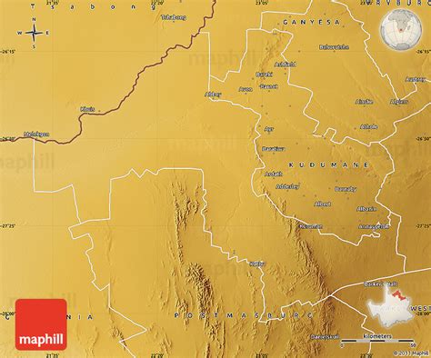 Physical Map of KURUMAN