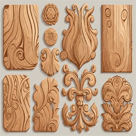 Premium Vector | Wood pattern vector