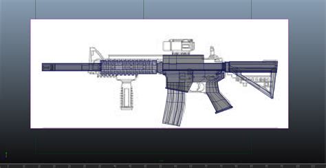 M4 Carbine — polycount