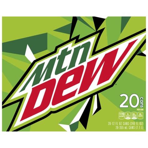 Mountain Dew® Soda Cans, 20 ct / 12 fl oz - King Soopers