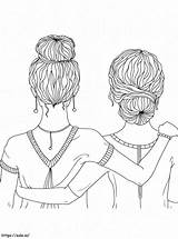 Best Friends 3 coloring Page sketch template