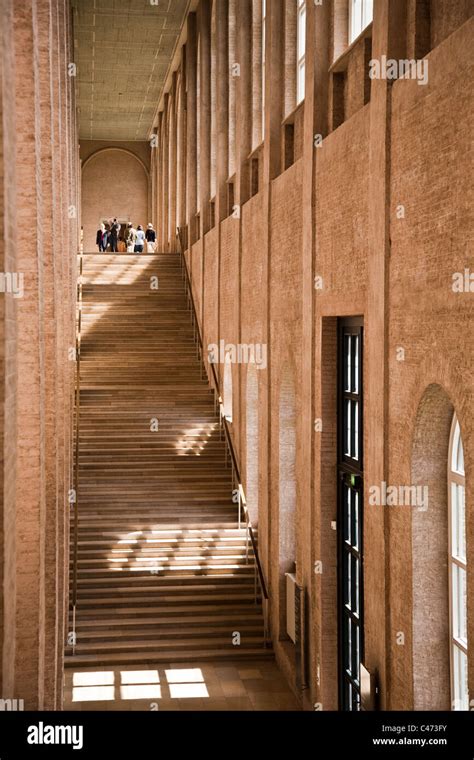 Stairway inside the Alte Pinakothek art gallery in Munich Stock Photo - Alamy