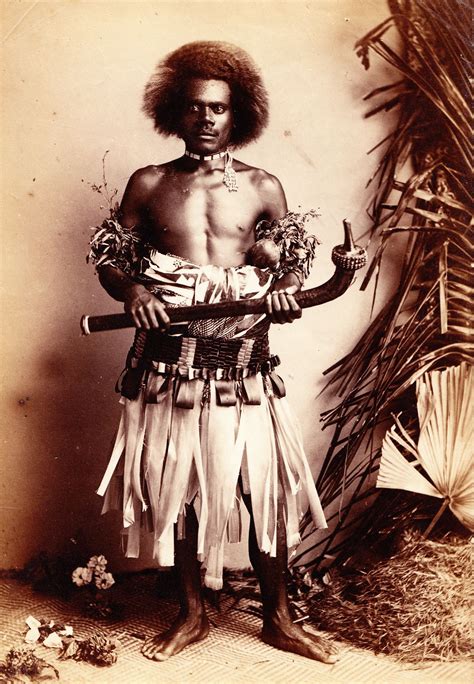 yearningforunity: “ Fijian Warrior Circa 1890 Photo John Waters ...