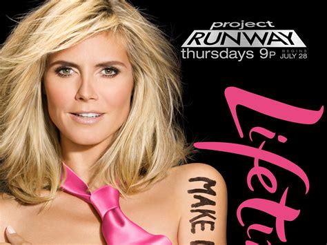 "Project Runway": Heidi Klum bares all for new ad - CBS News