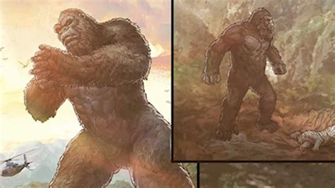 GODZILLA VS. KONG Gets a PG-13 Rating and Tie-In Comic Art Shows a New Titan and Bearded Kong ...