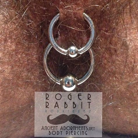 ancientadornmentsbodypiercing: Healed pair of Guiche piercings. (at Ancient Adornments) | Piercing