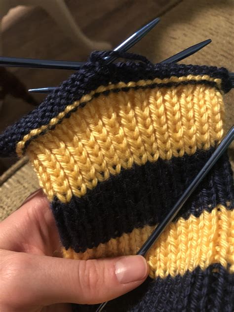 Knitting in the round: why is stockinette stitch inside out? : r/knitting