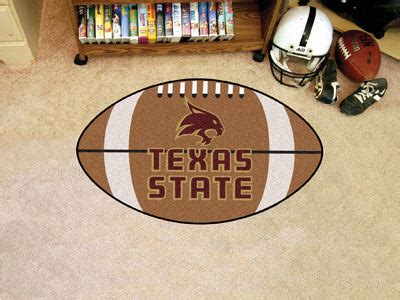 Texas State Bobcats Football Nylon Mat 22" x 35" – Patch Collection