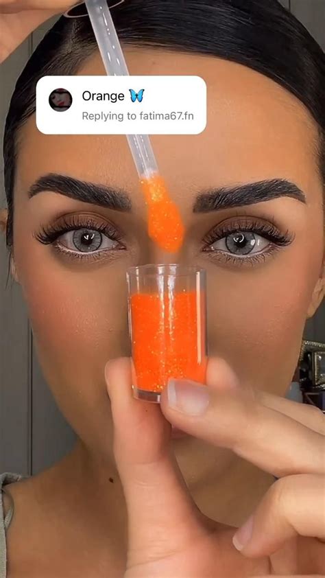 Orange #makeup #makeuptutorial #makeuphacks #lipcombo #beauty # ...