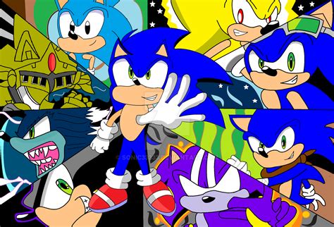 Sonic The Hegehog Evolution by Sonic33333 on DeviantArt