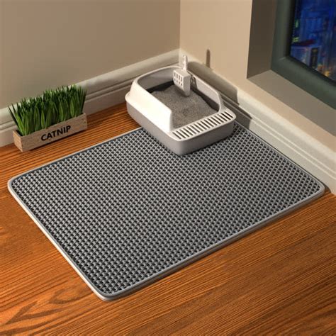 Solid Color Waterproof Cat Litter Mat – ownkoti