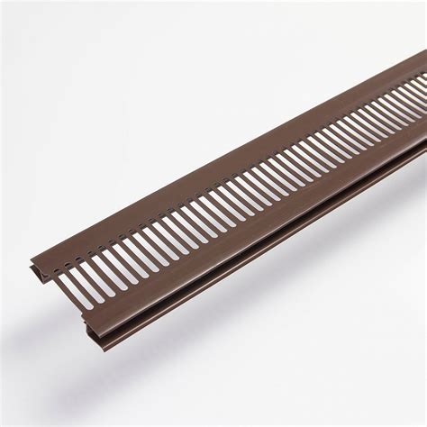 H Soffit Vent Strip Brown