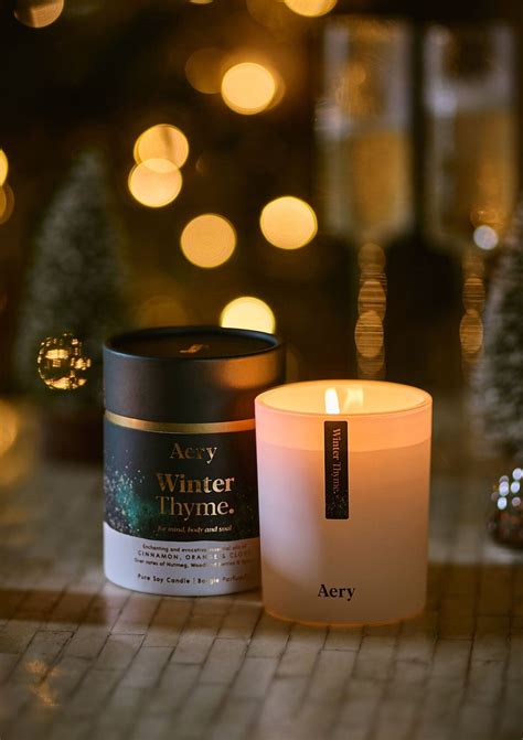 Winter Thyme Scented Candle | Aery Living