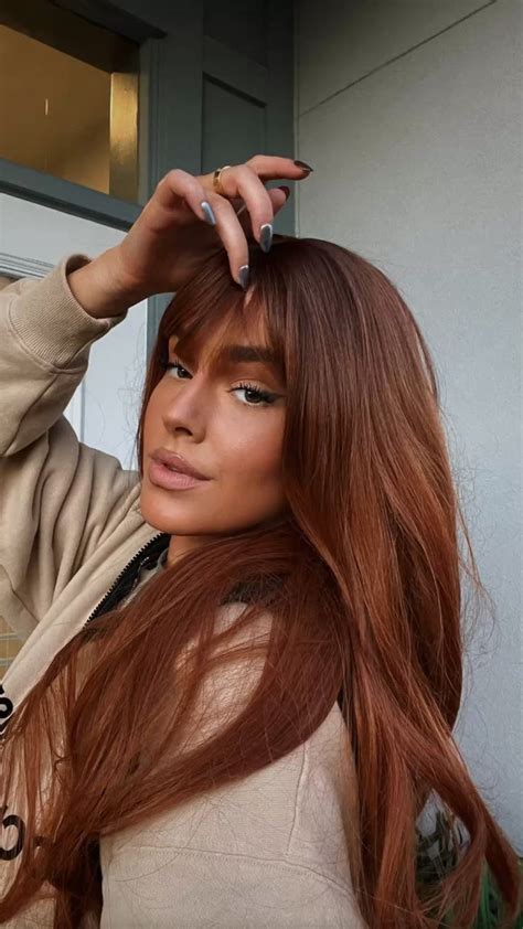 Auburn Hair 🍂🧡 | Ginger hair color, Long hair styles, Hair color auburn