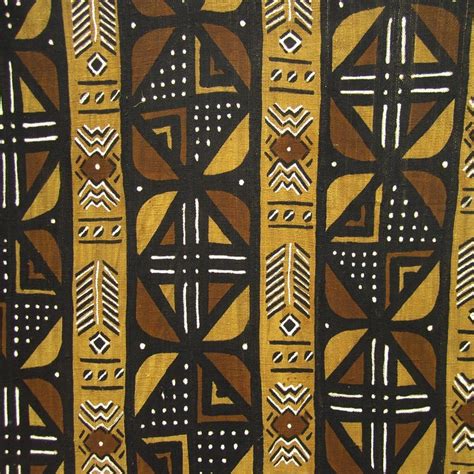 Extra Large Black and White Tribal Print Mudcloth | African pattern, African textiles, African ...