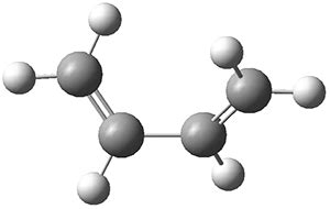 Computational Organic Chemistry » The structure of gauche-1,3-butadiene