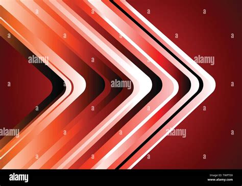 Abstract red tone arrow line technology design modern luxury futuristic background vector ...