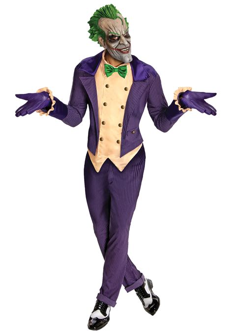 Video Game The Joker Costume for Men | Joker Halloween Costumes