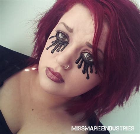 Black Tears - Using Liquid Latex | Paige M.'s (missmareeindustries) Photo | Beautylish