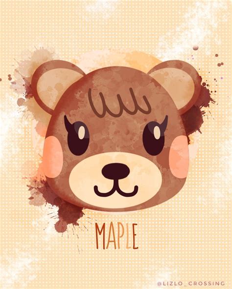 Animal crossing new horizons / Maple acnh / bears animal crossing / fanart Horizons, Animal ...