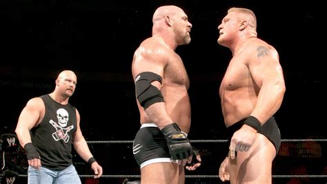 Goldberg vs. Brock Lesnar: WrestleMania XX | WWE